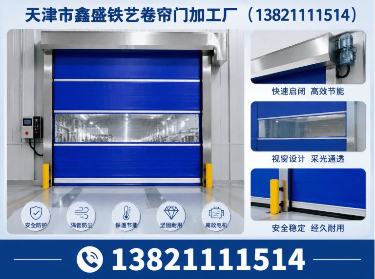津南区天津市鑫盛铁艺卷帘门加工厂展示图